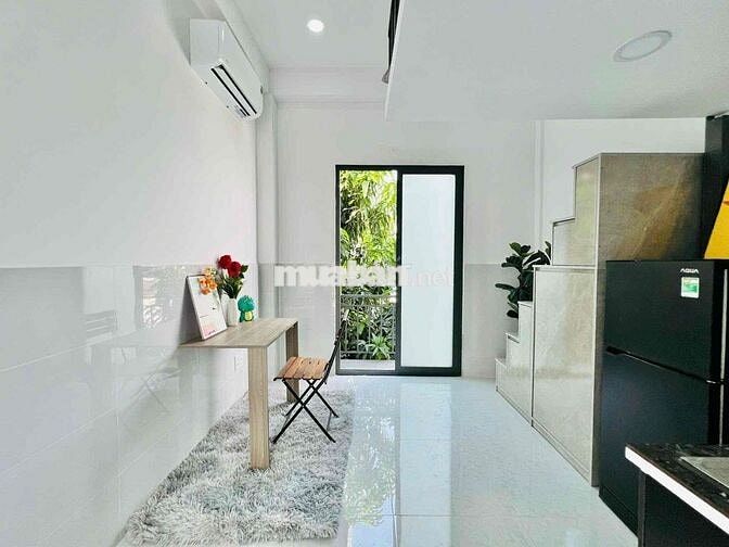DUPLEX FULL NỘI THẤT CÓ BAN CÔNG NHÀ MỚI ĐẸP THOÁNG MÁT