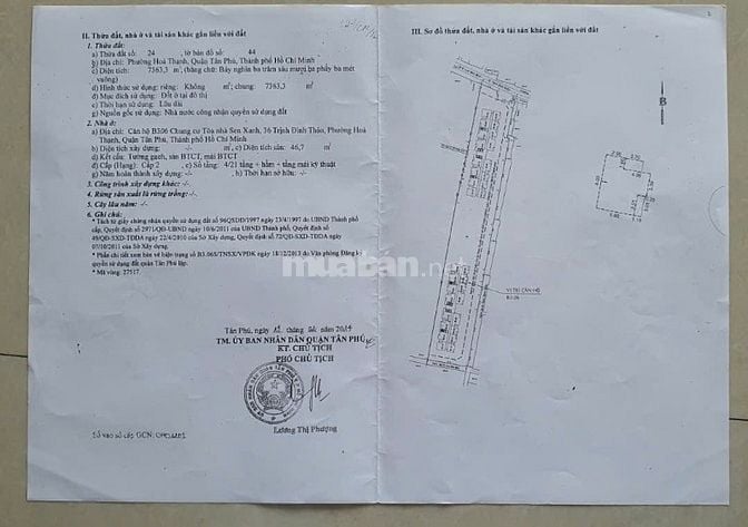 Chính chủ bán, cần người mua thiện chí
