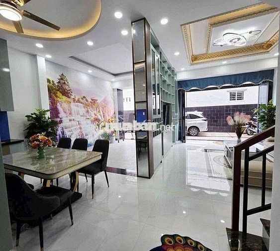 Nhà 3 lầu full nội thất HXH thông Nguyễn Văn Qúa 8x8m giá 7ty1 tl