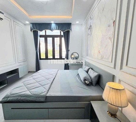Nhà 3 lầu full nội thất HXH thông Nguyễn Văn Qúa 8x8m giá 7ty1 tl