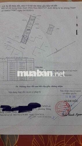 CHÍNH CHỦ CẦN BÁN GẤP LẤY TIỀN XÂY NHÀ CHO CON