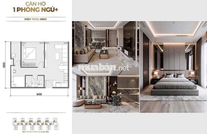Căn 2PN 56m2 giá chỉ 3 Tỷ Sunshine Legend City