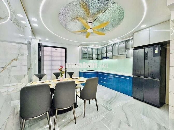 BÁN NHÀ ĐẸP 4 TẦNG, HẺM XE HƠI 4M,56M², SÁT CV LÀNG HOA LÊ VĂN THỌ