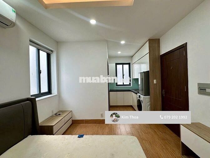 Căn hộ Studio 25m2 Vạn Phúc, sẵn nội thất, Wc riêng hầm xe. Giá 6,5 tr