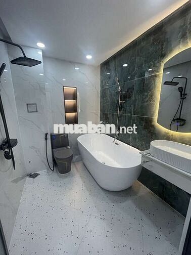 BÁN NHÀ ĐẸP 4 TẦNG, HẺM XE HƠI 4M,56M², SÁT CV LÀNG HOA LÊ VĂN THỌ