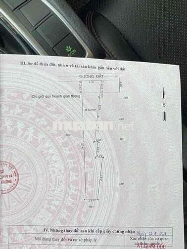 bán lô đất sổ riêng gần ngã ba cây điệp , hẻm Đỗ Tấn Phong