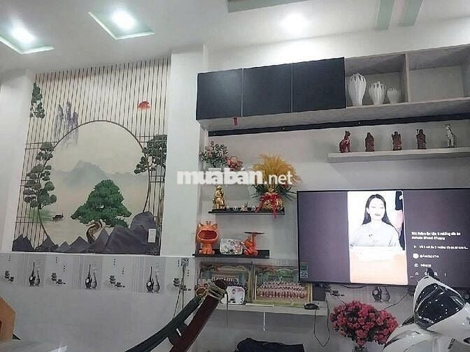 BÁN NHÀ ĐẸP 2 TẦNG, DT (4X12)M2, HẺM XE HƠI THÔNG, 4,35 TỶ CÒN TL