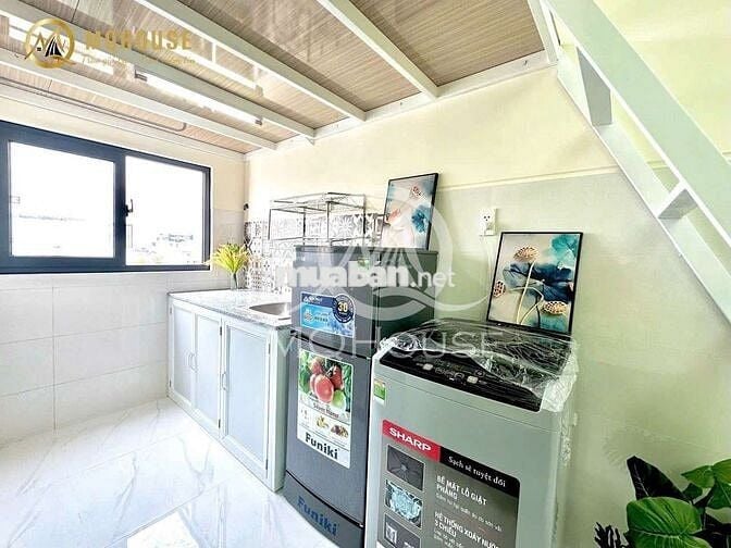 CC mini Duplex. Full nội thất + máy giặt riêng, ngay Đầm Sen,có Bảo vệ