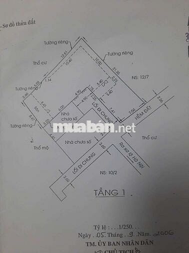 CHỈ 43TR/M2 SẴN 3 CĂN NHÀ HXH GẦN NHÀ GA BÌNH THÁI- 265M2 FULL THỔ  CƯ