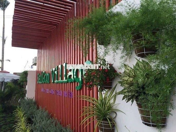 ĐẤT NỀN KDC SAIGON VILAGE SÁT MT ĐƯỜNG VỊ TRÍ ĐẸP NGAY CỔNG CHÀO