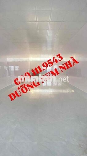 CHO THUÊ NHÀ MỚI 100% - 5x25m - TRỐNG SUỐT - ĐƯỜNG XE TẢI