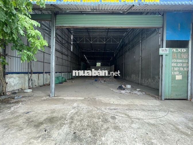 CHO THUÊ NHÀ XƯỞNG ĐẸP 530M2 MẶT TIỀN ĐƯỜNG 38, VĨNH PHÚ, THUẬN AN