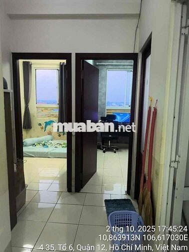 Bán căn hộ chung cư Đông Hải, 50m2, 2pn, Tân Chánh Hiệp, Q12. 1ty750tr