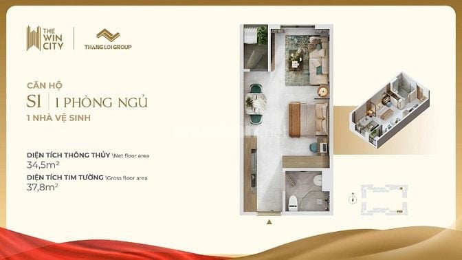 Căn hộ The Win City Đức Hòa - Long An, 179tr sở hữu ngay. Booking 20tr