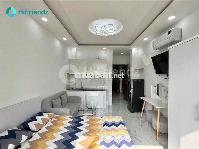 Căn Hộ Studio Ban Công Full Nội Thất Giá Rẻ Gần Cầu Ông Lãnh Quận 4