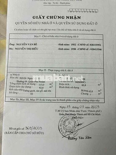 Nhà mặt tiền Đỗ Tấn Phong, Phú Nhuận , 63m2 giá 5.9 tỷ