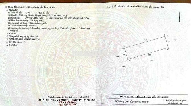 BÁN NỀN BIỆT THỰ GẦN ĐƯỜNG D1, LONG PHƯỚC, LONG HỒ, VĨNH LONG