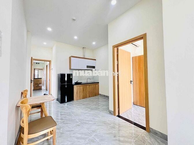 căn 1pn mới xây khu hoà xuân full nội thất