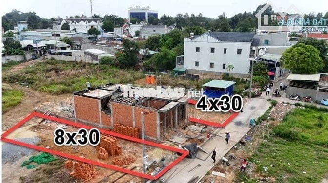 Đất ngộp giá rẻ 4x30 5x30 8x30 đường ôtô cần bán gấp  sổ hồng riêng