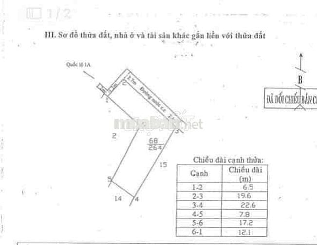 1508m2 FULL THỔ ĐƯỜNG SỐ 10, TÂN AN, LONG AN