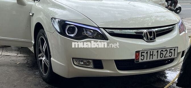 Bán civic 2008 AT 2.0L màu trắng camay