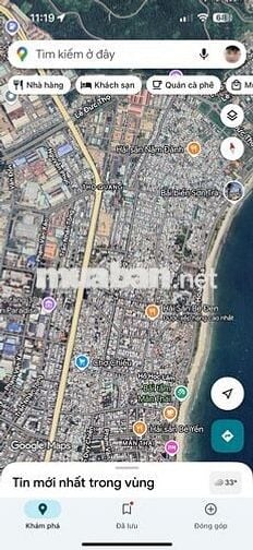 Bán Đất kiệt 5m Ngô Quyền vị trí gần biển,tiểu học vị trí đắc địa