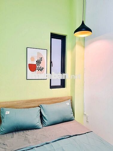 TRỐNG LẠI CĂN 2PN-1PK-1WC-BAN CÔNG-FULL NỘI THẤT TẠI NGÃ 5 ĐÀI LIỆT SĨ