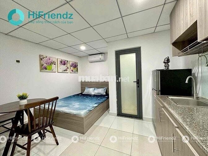 Cho thuê studio full nội thất đầy đủ tiện nghi ở được 4 người