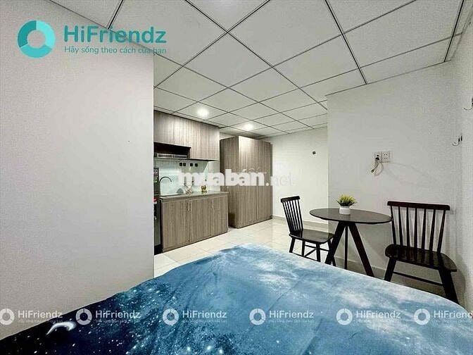 Cho thuê studio full nội thất đầy đủ tiện nghi ở được 4 người