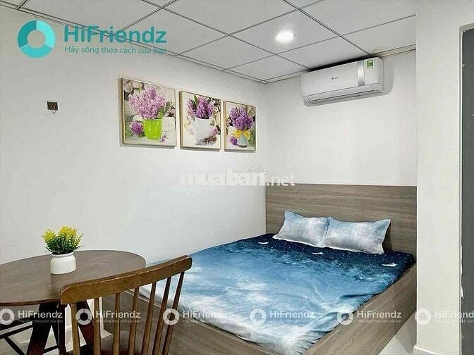 Cho thuê studio full nội thất đầy đủ tiện nghi ở được 4 người