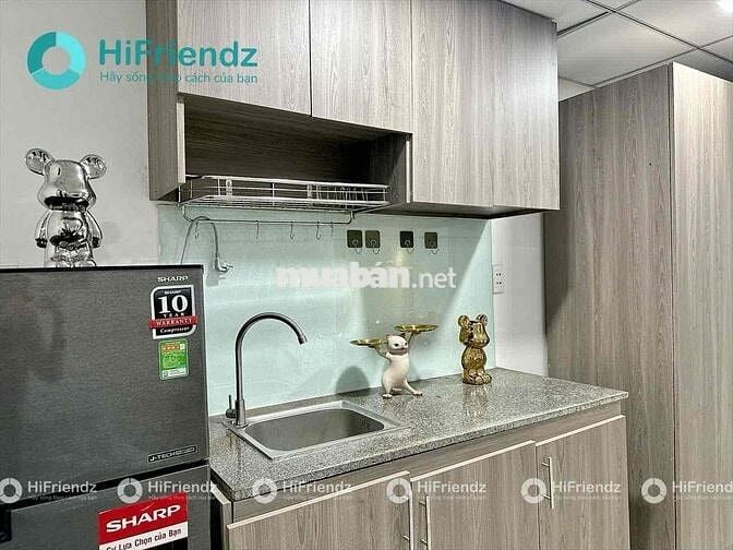 Cho thuê studio full nội thất đầy đủ tiện nghi ở được 4 người