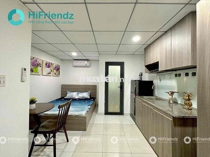 Cho thuê studio full nội thất đầy đủ tiện nghi ở được 4 người