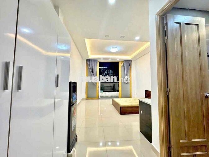 CHO THUÊ CĂN HỘ STUDIO BAN CÔNG FULL NỘI THẤT GIÁP Q3-PN