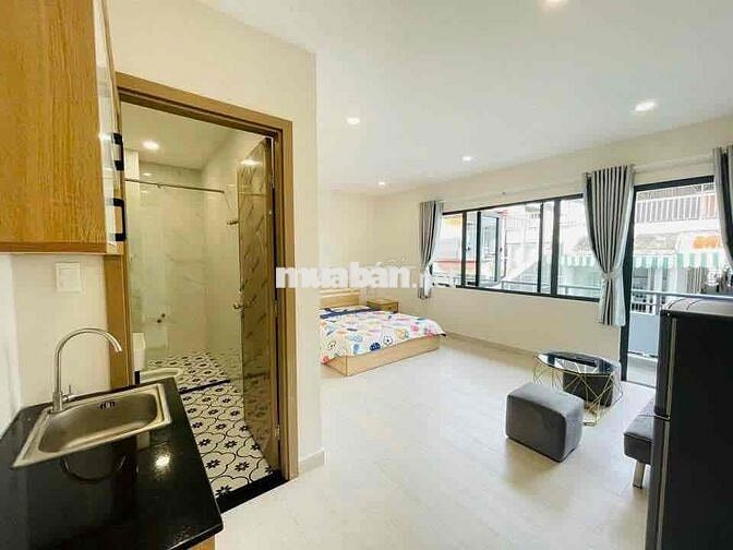 Cho Thuê Căn Hộ Studio 40M2 Quận 1_Full NT Mới_Cạnh Cầu Bông