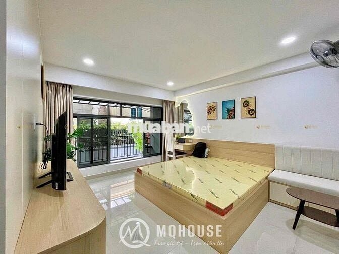 CHDV full nội thất studio tách bếp, ban công máy giặt riêng cực thoáng