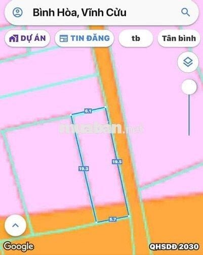 Lô góc 2 mặt tiền. Bình Hòa Vĩnh Cửu