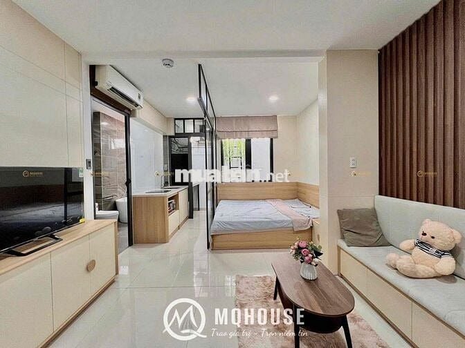 CHDV full nội thất studio tách bếp, ban công máy giặt riêng cực thoáng