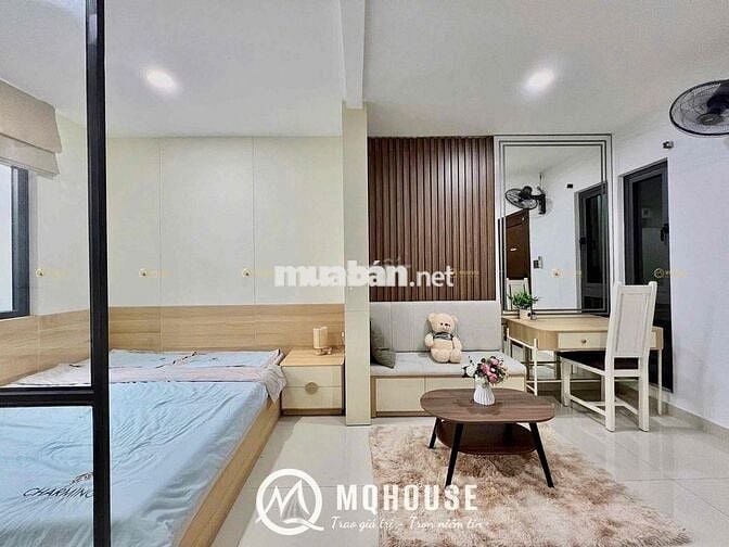 CHDV full nội thất studio tách bếp, ban công máy giặt riêng cực thoáng