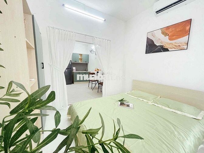Căn Hộ 1PN không gian thoáng cực chill, Full nội thất cơ bản, gần Q1,3