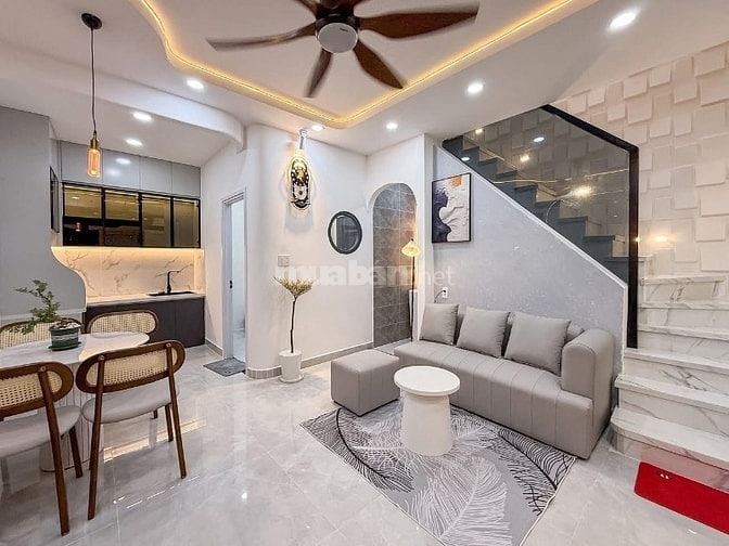 ⭐️Nhà 1 Lầu tuyệt đẹp Cao cấp cách Mặt tiền Phan Văn Trị chỉ 15m, P14