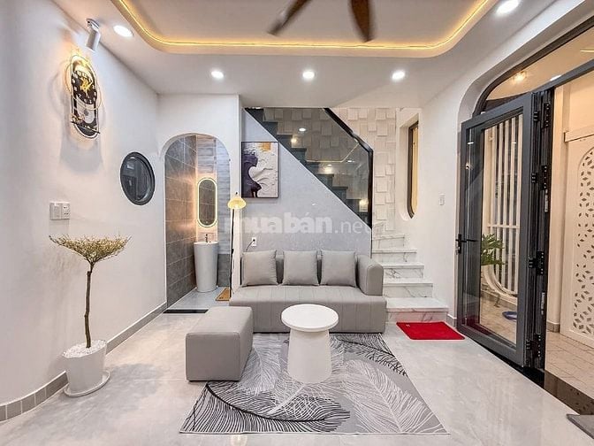 ⭐️Nhà 1 Lầu tuyệt đẹp Cao cấp cách Mặt tiền Phan Văn Trị chỉ 15m, P14