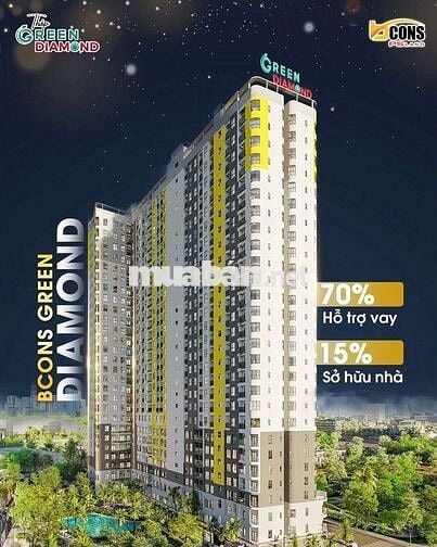 Sở hữu ngay căn hộ 3PN chỉ với 3tỷ1 bao gồm VAT chỉ tại Green Diamond