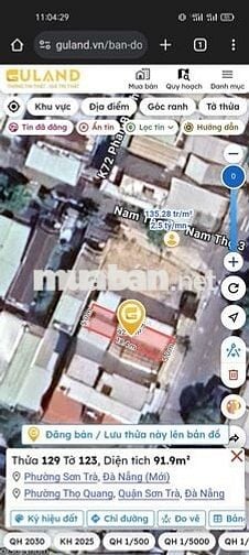 Bán Nhà mặt phố diện tích 92m2 Đường Võ Duy Ninh, Sơn Trà,Đà Nẵng