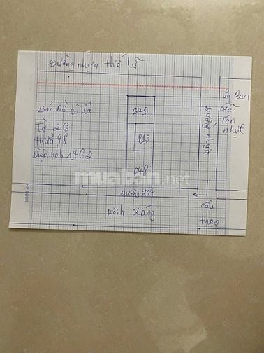 Bán đất xã Tân Nhựt, huyện Bình Chánh, tổng 1432m2