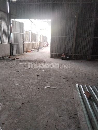 Cho thuê kho xưởng mặt tiền kênh trung ương xã tân thới nhì hóc môn