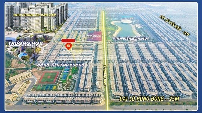 Bán Nhà LIền Kề Ánh Dương AD19 -  DT 64m2, MT4m , 5 tầng, GIá 9,7 tỷ