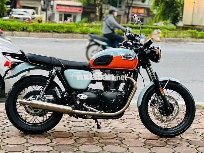 Mạnh Hà Motor bán triumph t100 2023 như mới 1k km