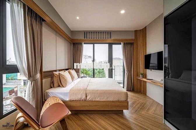 🌻Siêu Phẩm Căn Hộ Studio Tách Bếp_Ban Công Mới Tinh