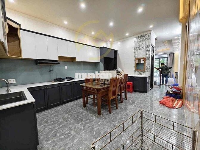 Nhà Trệt Lầu Mới KDC Cửu Long Full Nội Thất