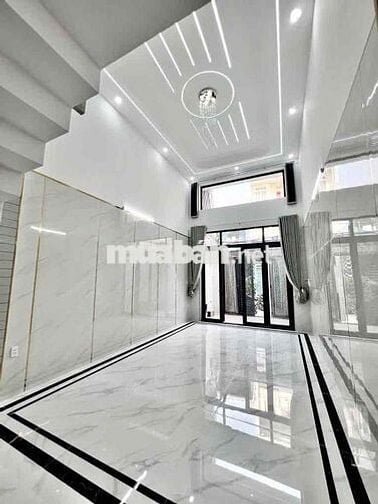 Nhà Đẹp 4 Tầng — Hẻm Xe Hơi Hương Lộ 2(4m x 14m) Hướng Tây